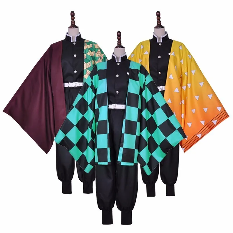 Demon Slayer Kimetsu no Yaiba Kamado Tanjirou Agatsuma Zenitsu Giyuu Tomioka Full Set Cosplay Costume Mens Japanese Kimono
Demon Slayer Kimetsu no Yaiba Kamado Tanjirou Agatsuma Zenitsu Giyuu Tomioka Full Set Cosplay Costume Mens Japanese Kimono