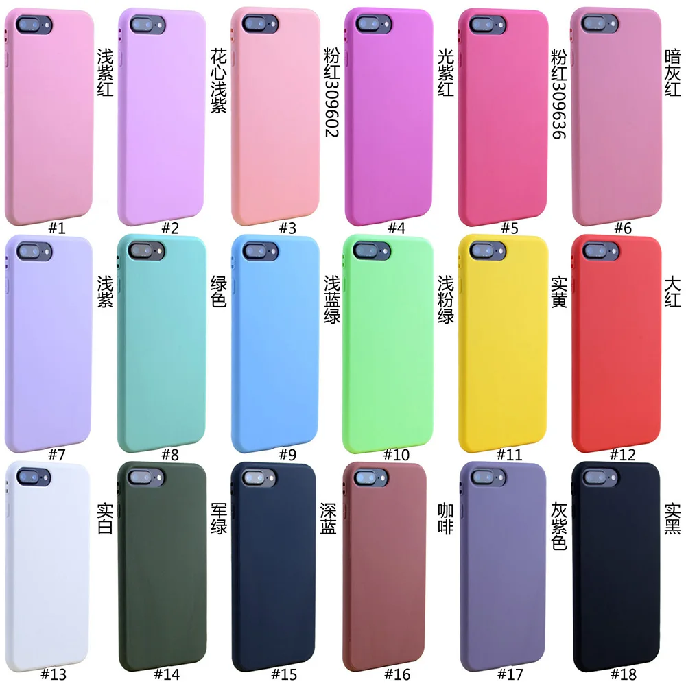 Phone Case For iPhone 7 6 6s 8 X Plus 5s SE Simple Solid Color Ultrathin Soft TPU Cases Fashion Candy Color Capa Back Cover Case
Phone Case For iPhone 7 6 6s 8 X Plus 5s SE Simple Solid Color Ultrathin Soft TPU Cases Fashion Candy Color Capa Back Cover Case
