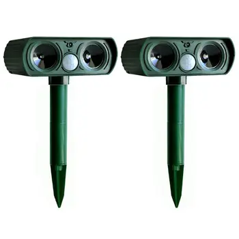 YHYS Practical 2PCS Solar Repellent Cat Repeller Scarer Dual Ultra Deterrent Garden Animal Chaser
YHYS Practical 2PCS Solar Repellent Cat Repeller Scarer Dual Ultra Deterrent Garden Animal Chaser