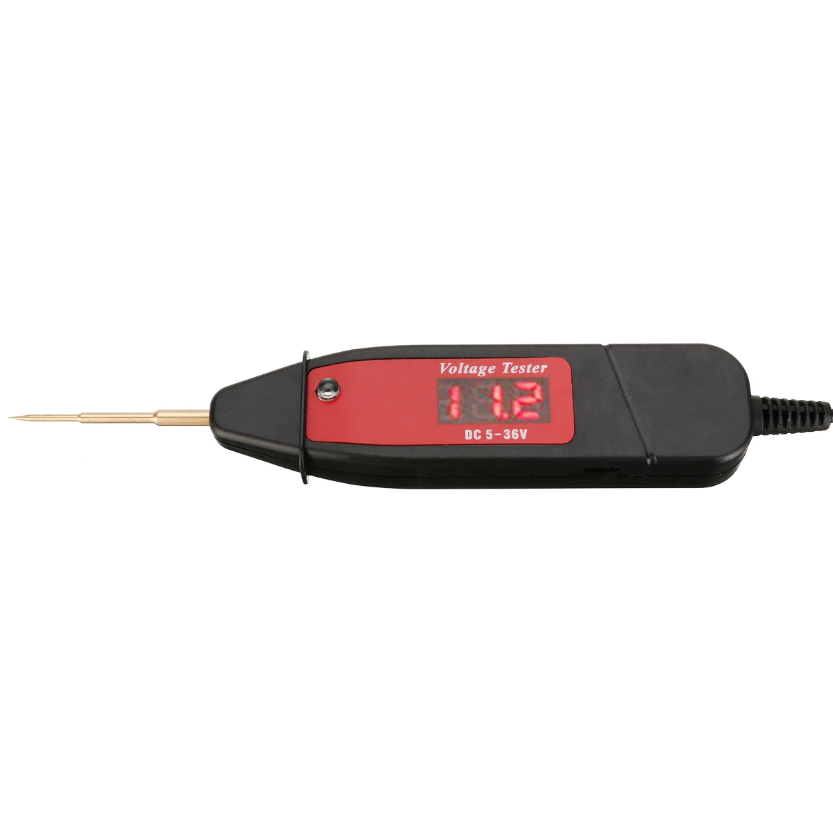 1pc 1.65m 5-36V Car Digital LCD Electric Voltage Test Pen Professional Automotive Tester Pencil Detector Tool With LED Light
