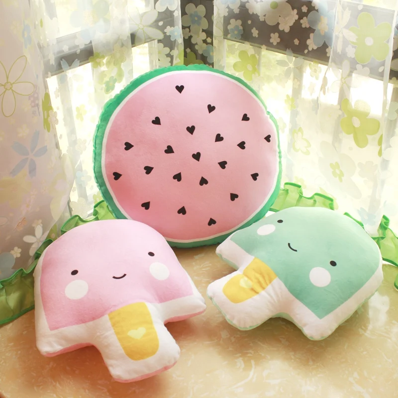 1pc Cute Simulation Watermelon Popsicles Plush Pillow Stuffed Soft PP Cotton Fruit Series Toy Cushion Sleeping Pillows Kids Gift
1pc Cute Simulation Watermelon Popsicles Plush Pillow Stuffed Soft PP Cotton Fruit Series Toy Cushion Sleeping Pillows Kids Gift
