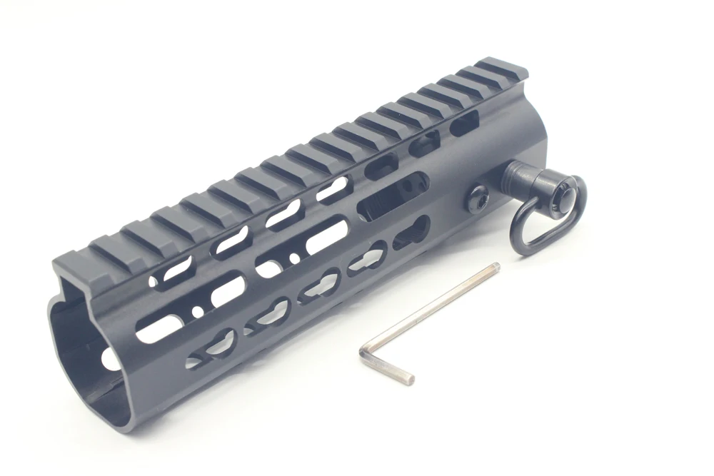 TriRock Hot 7 inch Ultralight Key Mod Free Float NSR Handguard Rail Mount Steel Barrel Nut + QD Sling Swivel
TriRock Hot 7 inch Ultralight Key Mod Free Float NSR Handguard Rail Mount Steel Barrel Nut + QD Sling Swivel