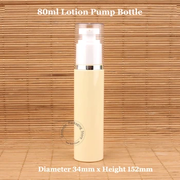 20pcs/Lot Promotion Plastic 80ml Lotion Pump Bottle 8/3OZ Beige Cosmetic Skin Care Cream Container Refillable Emulsion Pot 
20pcs/Lot Promotion Plastic 80ml Lotion Pump Bottle 8/3OZ Beige Cosmetic Skin Care Cream Container Refillable Emulsion Pot