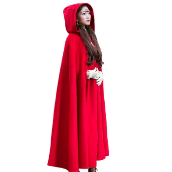 2018 New Women Autumn Winter Fashion Warm Cashmere Loose Cloak Clothes Female Vintage Long Single Button Cotton Woolen Coat Q132
2018 New Women Autumn Winter Fashion Warm Cashmere Loose Cloak Clothes Female Vintage Long Single Button Cotton Woolen Coat Q132