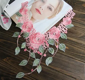 1PCS 3D Collar Embroidered Lace Applique Fabric Wedding Dress Accessories DIY Sew Cloth Lace Decorative Patch RS273
1PCS 3D Collar Embroidered Lace Applique Fabric Wedding Dress Accessories DIY Sew Cloth Lace Decorative Patch RS273