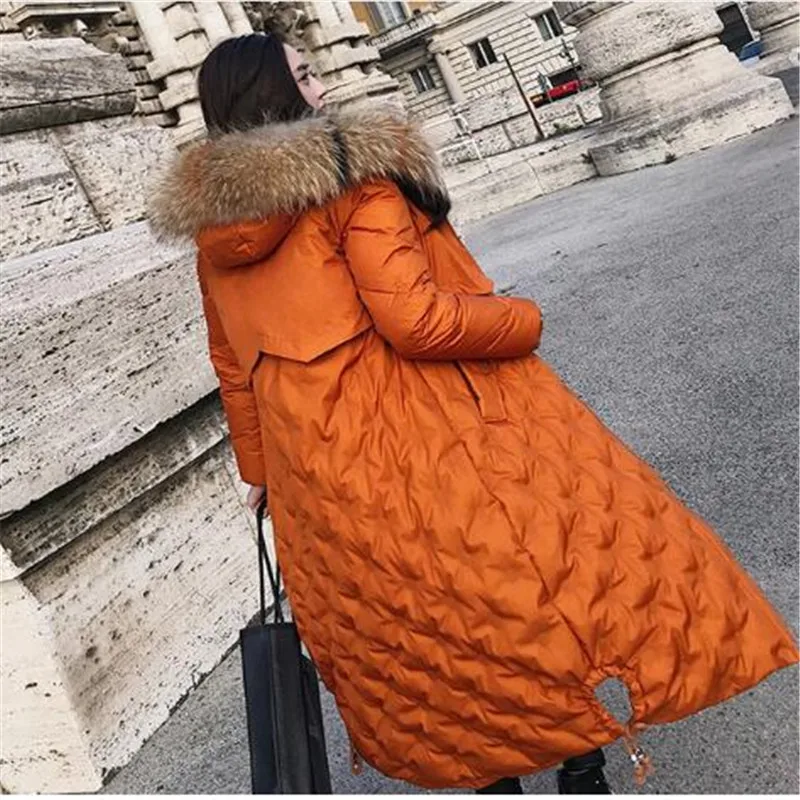 Real Raccoon Fur Collar 2018 New Fashion Winter Jacket Women White Duck Down Jacket Female Coat Outerwear Super Warm Long Parka
Real Raccoon Fur Collar 2018 New Fashion Winter Jacket Women White Duck Down Jacket Female Coat Outerwear Super Warm Long Parka