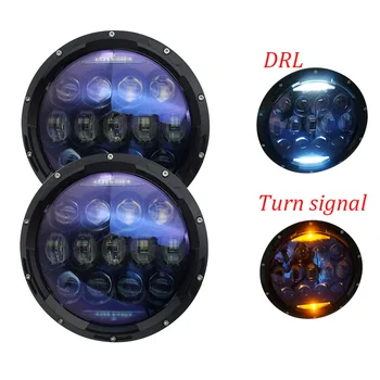 2PCS Round 7inch led headlight H4 H13 Lamps 7'' Projector headlights with White & Yellow Angel eyes for Jeep Wrangler JK Hummer
2PCS Round 7inch led headlight H4 H13 Lamps 7'' Projector headlights with White & Yellow Angel eyes for Jeep Wrangler JK Hummer