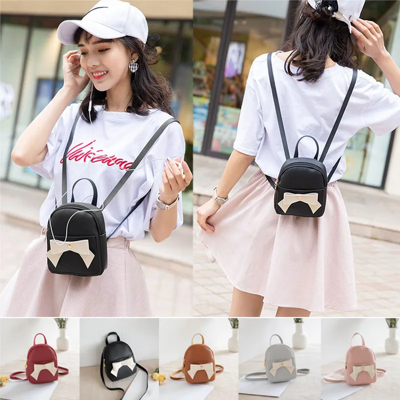 Contrast Color Backpack Women Mini Bow Bag Large Capacity PU Bags for Travel Shopping LT88
Contrast Color Backpack Women Mini Bow Bag Large Capacity PU Bags for Travel Shopping LT88