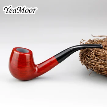 Vintage Bent Smoking Pipe Handmade Red Sandal Wood Pipe 10 tools free 9mm Filter Wooden Pipe Tobacco Pipe Smoking Accessory
Vintage Bent Smoking Pipe Handmade Red Sandal Wood Pipe 10 tools free 9mm Filter Wooden Pipe Tobacco Pipe Smoking Accessory