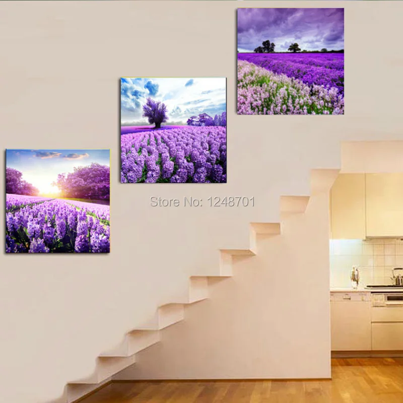 Moden living room decorative painting Provence lavender rustic landscape spray painting on canvas three panels
Moden living room decorative painting Provence lavender rustic landscape spray painting on canvas three panels