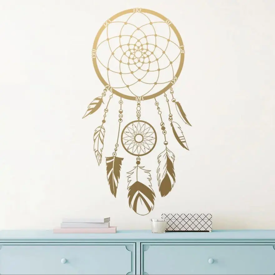 Home Decor Dream Catcher Wall Decal Boho Wall Sticker Dreamcatcher Unique Wallpaper Vinyl Bedroom Decor Tribal Wall DecalsAY1453
Home Decor Dream Catcher Wall Decal Boho Wall Sticker Dreamcatcher Unique Wallpaper Vinyl Bedroom Decor Tribal Wall DecalsAY1453