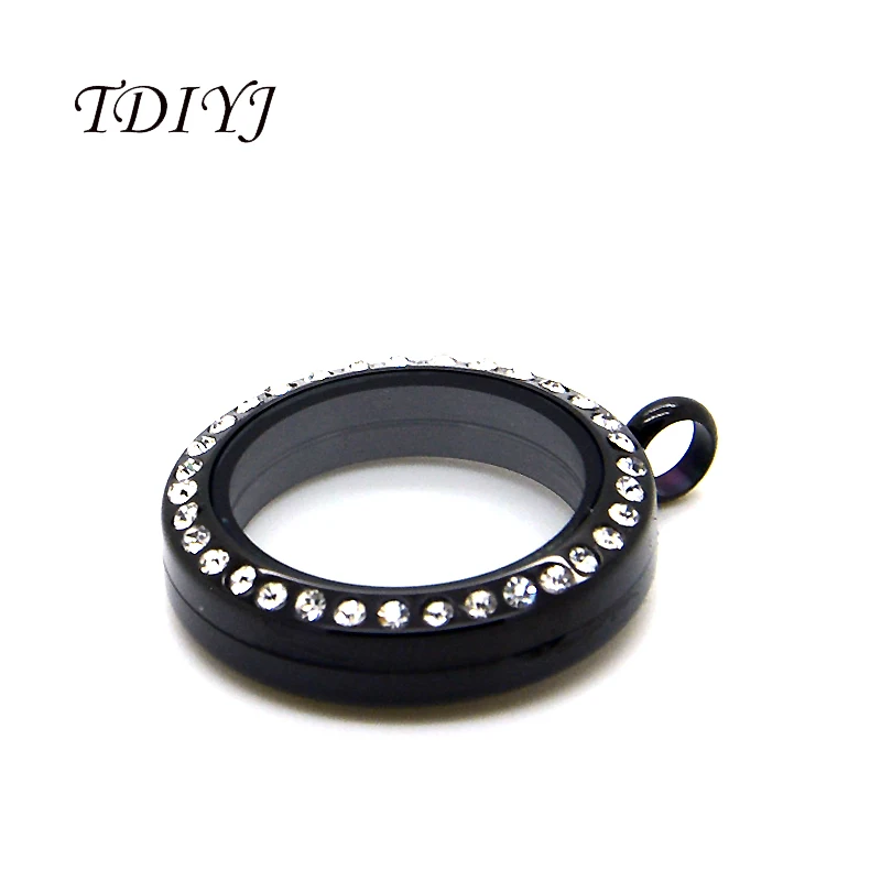 TDIYJ New Black Plain Crystal Magnetic Floating Charms Locket 25MM Glass Locket Pendant Necklace for Halloween's Gifts 1Pcs
TDIYJ New Black Plain Crystal Magnetic Floating Charms Locket 25MM Glass Locket Pendant Necklace for Halloween's Gifts 1Pcs