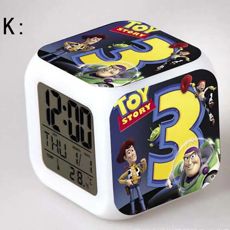 Toy Story 3 Anime Figurines LED Alarm CLock Glowing Colorful Flash Touch Light Temperature Action Figure Toys
Toy Story 3 Anime Figurines LED Alarm CLock Glowing Colorful Flash Touch Light Temperature Action Figure Toys