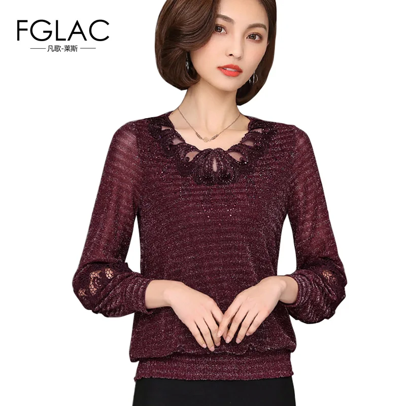 FGLAC Women blouse New 2018 Spring long sleeve blouse Elegant Slim Diamonds blouse plus size women tops
FGLAC Women blouse New 2018 Spring long sleeve blouse Elegant Slim Diamonds blouse plus size women tops