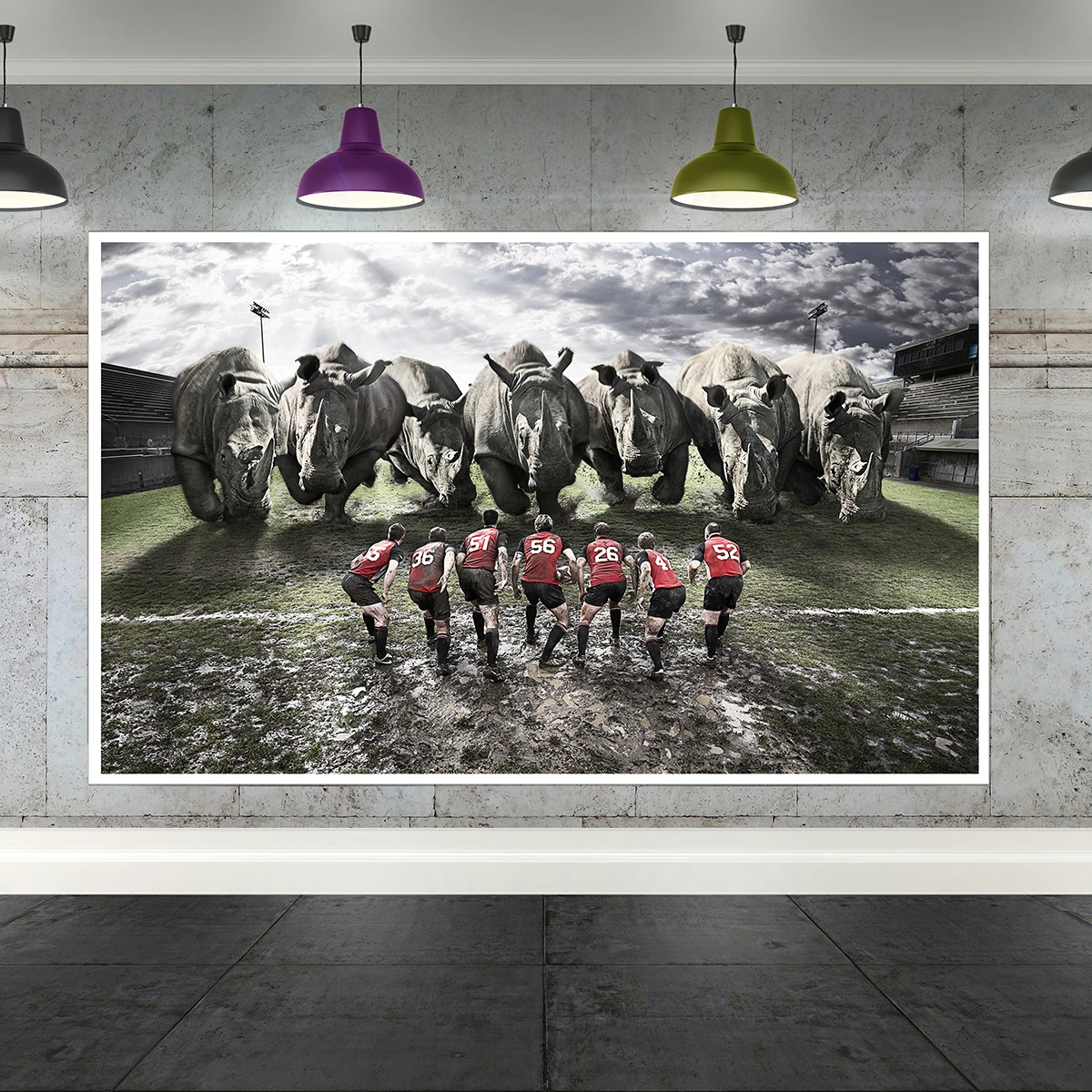Abstract paintings for Living Room Wall Art Poster Prints Rugby Team Rhinos Cuadros Decoracion Salon Home Decor Pop Art Qudro
Abstract paintings for Living Room Wall Art Poster Prints Rugby Team Rhinos Cuadros Decoracion Salon Home Decor Pop Art Qudro