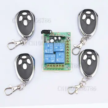 12V 4CH(Channel)1 Receiver & 2Transmitter Wireless remote control Working way is adjustable 200M for garage door / window /lamp
12V 4CH(Channel)1 Receiver & 2Transmitter Wireless remote control Working way is adjustable 200M for garage door / window /lamp