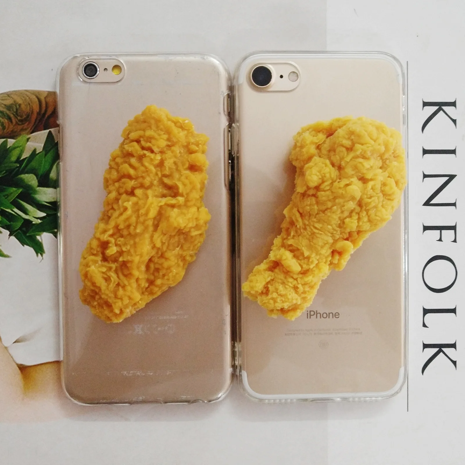 Simulation Fried Chicken Leg Chicken Wings Phone Case for iphone 6 6S 7 8 Plus Tpu Transparent Phone Shell for iphone 6 7 8 X
Simulation Fried Chicken Leg Chicken Wings Phone Case for iphone 6 6S 7 8 Plus Tpu Transparent Phone Shell for iphone 6 7 8 X