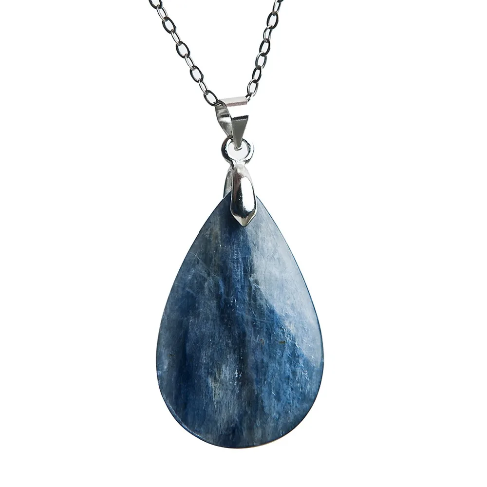 Genuine Blue Natural Kyanite Gemstone Water Drop Bead Crystal Pendant Woman Men Fashion Jewelry Suspenion 28*18*4mm
Genuine Blue Natural Kyanite Gemstone Water Drop Bead Crystal Pendant Woman Men Fashion Jewelry Suspenion 28*18*4mm
