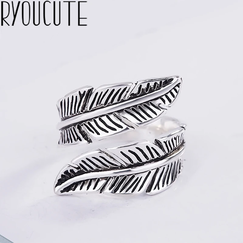 Punk Vintage 925 Sterling Silver Feather Rings for Women Gifts Ladies Finger Rings Statement Jewelry Wholesale
Punk Vintage 925 Sterling Silver Feather Rings for Women Gifts Ladies Finger Rings Statement Jewelry Wholesale