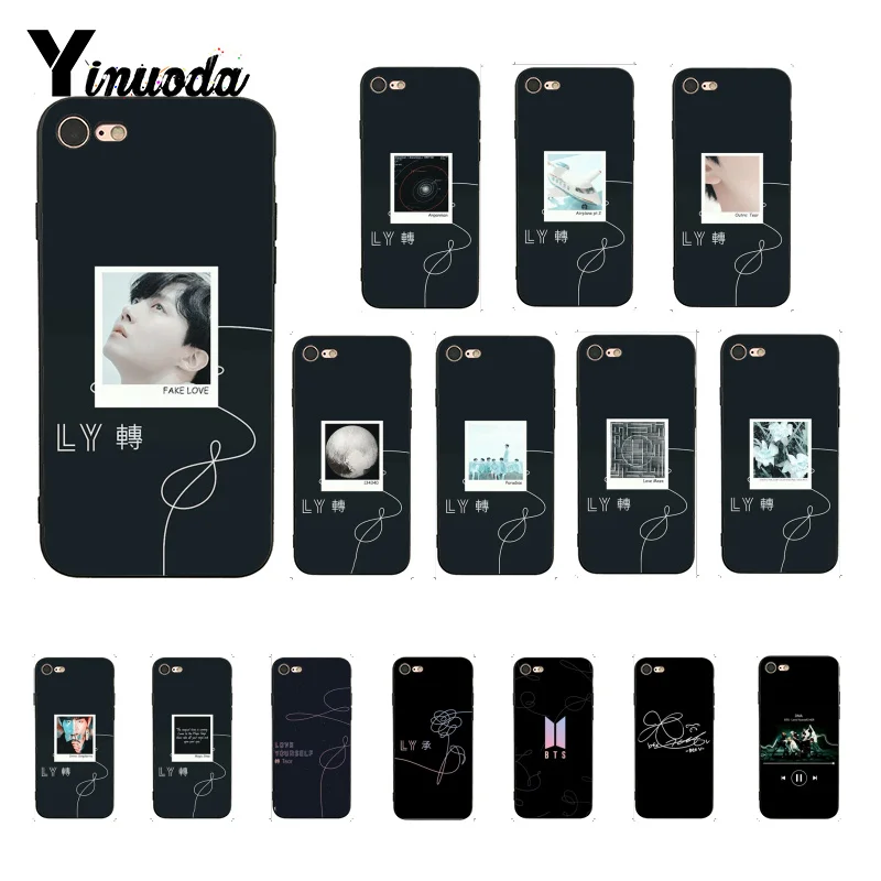 Yinuoda BTS Bangtan Boys Soft Rubber black Phone Case for iPhone 8 7 6 6S Plus X XS MAX 5 5S SE XR Fundas Capa
Yinuoda BTS Bangtan Boys Soft Rubber black Phone Case for iPhone 8 7 6 6S Plus X XS MAX 5 5S SE XR Fundas Capa