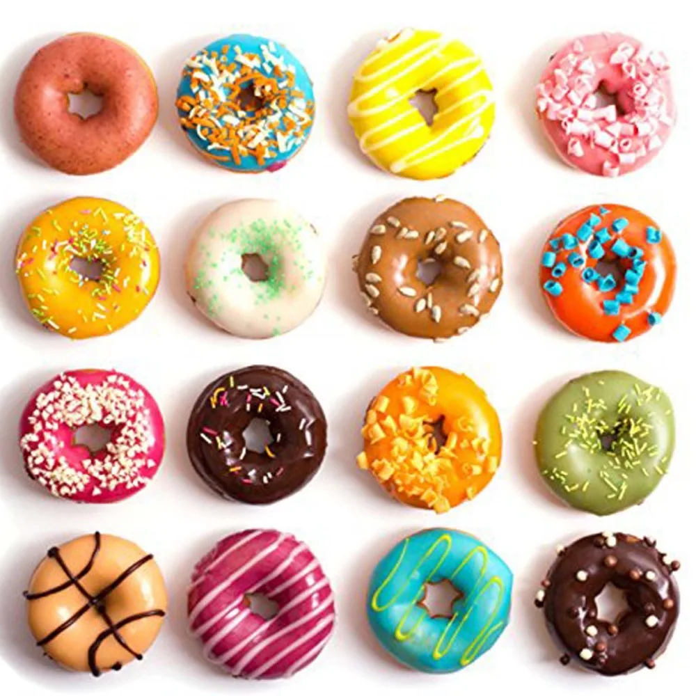 18 Silicone Donut Doughnut Candy Jelly Pan Chocolate Soap Cake Mould Baking Mould
18 Silicone Donut Doughnut Candy Jelly Pan Chocolate Soap Cake Mould Baking Mould