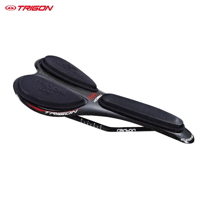 TRIGON VCS02AC Ultra light full carbon fiber carbon saddle road bike saddle seat patented ErgoSofa padding 105g
TRIGON VCS02AC Ultra light full carbon fiber carbon saddle road bike saddle seat patented ErgoSofa padding 105g