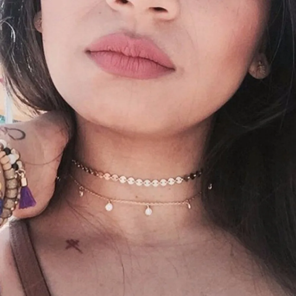 Chocker Boho Round Bead Chain With Crystal Choker Necklace for Women Tassel Necklaces Pendants Gargantilha Collier Femme Colar
Chocker Boho Round Bead Chain With Crystal Choker Necklace for Women Tassel Necklaces Pendants Gargantilha Collier Femme Colar