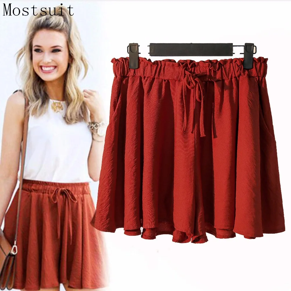 2018 Cotton Linen Shorts Skirts Women Summer Elastic High Waist Lace-up Bow Wide Leg Shorts Casual Loose Plus Size Xl-5xl Shorts
2018 Cotton Linen Shorts Skirts Women Summer Elastic High Waist Lace-up Bow Wide Leg Shorts Casual Loose Plus Size Xl-5xl Shorts