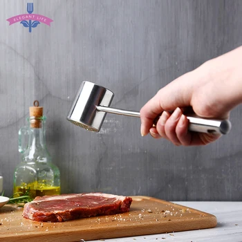 Meat Tenderizers & Pounders Knock-sided Hammer Stainless Steel Steak Pork Beef Fish Tenderness Cookware Kitchen Tool Gadgets
Meat Tenderizers & Pounders Knock-sided Hammer Stainless Steel Steak Pork Beef Fish Tenderness Cookware Kitchen Tool Gadgets