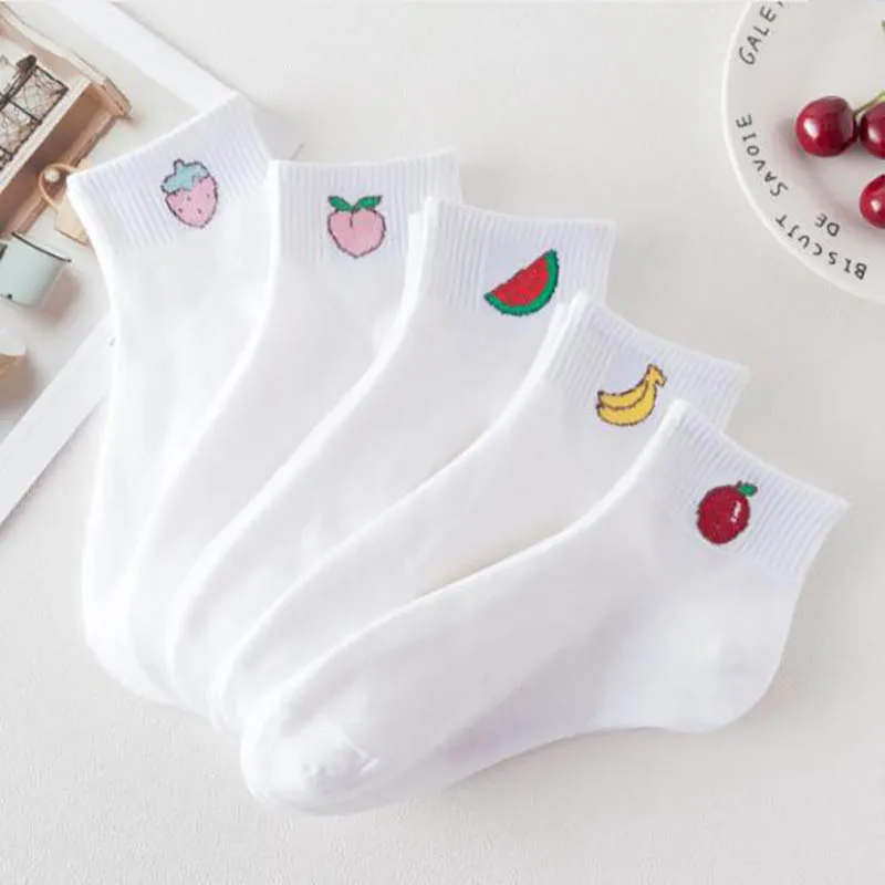 1 Pair New Cute Socks Women fruit Pattern Soft Breathable Cotton Socks Ankle-High Casual Comfy Socks Fashion Style
1 Pair New Cute Socks Women fruit Pattern Soft Breathable Cotton Socks Ankle-High Casual Comfy Socks Fashion Style