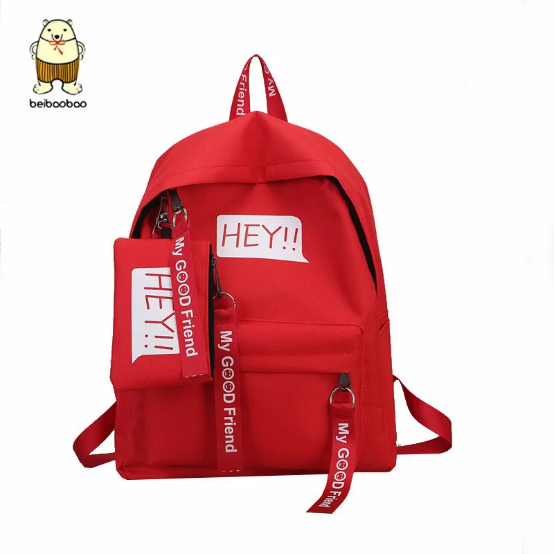 Beibaobao Bag Canvas Primary and Secondary School Students Backpack Shoulder Bag Female Korean Version of the Printing backpack
Beibaobao Bag Canvas Primary and Secondary School Students Backpack Shoulder Bag Female Korean Version of the Printing backpack