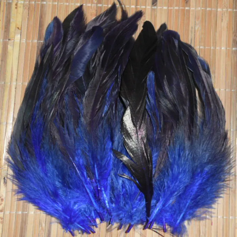 Cheap! 50pcs Color Beautiful Rooster feathers 5-8''/12.5-20cm pheasant chicken plume Free shipping blue
Cheap! 50pcs Color Beautiful Rooster feathers 5-8''/12.5-20cm pheasant chicken plume Free shipping blue