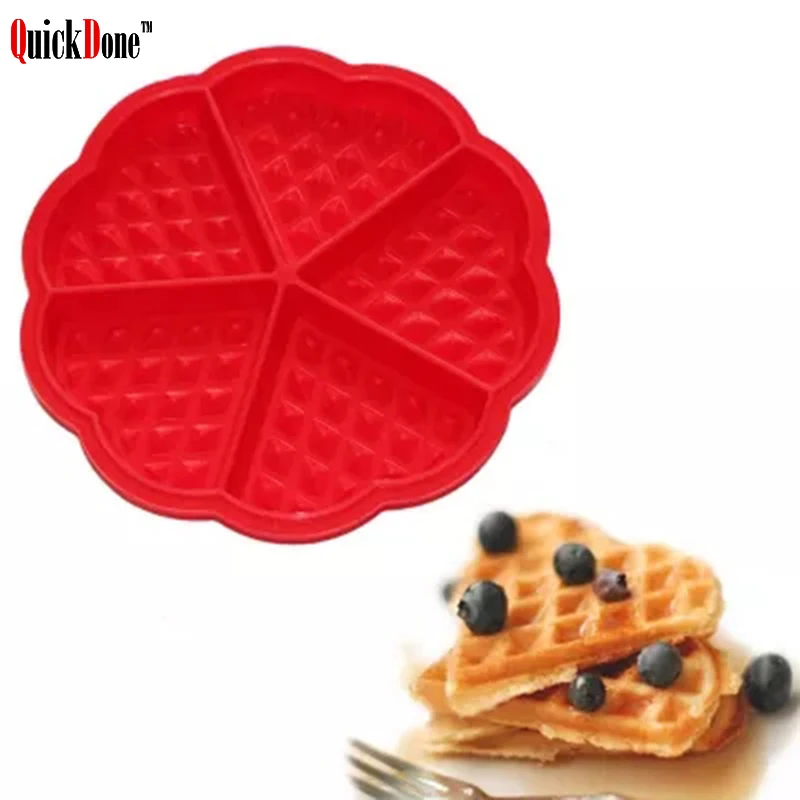 QuickDone Silicone Waffle Mold Maker Pan Microwave Bakeware Baking Cookie Cake Muffin Cooking Tools Kitchen Accessories AKC6045
QuickDone Silicone Waffle Mold Maker Pan Microwave Bakeware Baking Cookie Cake Muffin Cooking Tools Kitchen Accessories AKC6045