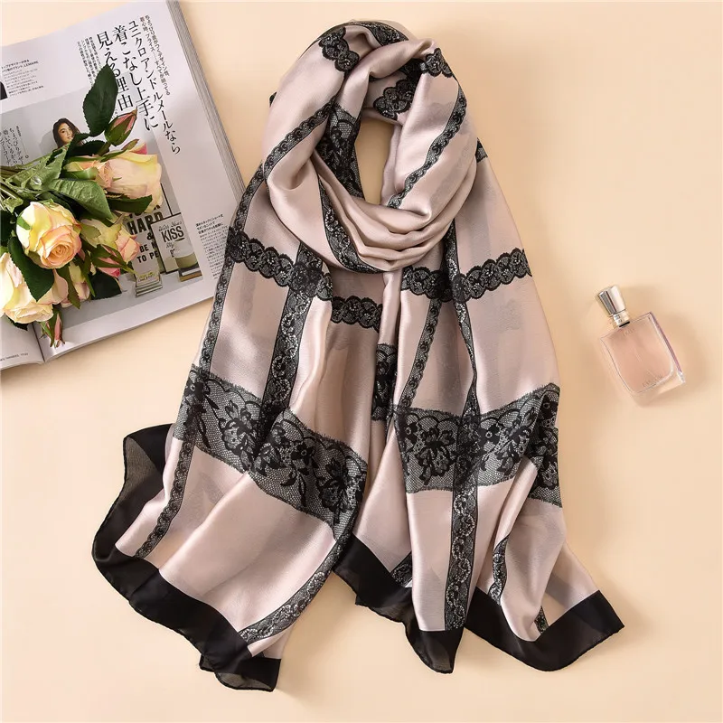 new luxury brand fashion summer soft lace print long size shawls 100% silk scarves 180*90cm
new luxury brand fashion summer soft lace print long size shawls 100% silk scarves 180*90cm