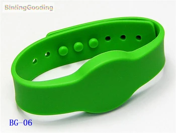 

BG-06 100PCS/LOT 125khz EM4100 TK4100 RFID Wristband Bracelet Read Only ID Card For Swimming Pool Sauna Room GYM