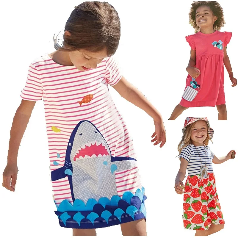 Brand New Girl's Dress Shark Children Dresses Sleeve Embroidery Girl Clothes Shirt Kids Blouse Vestidos Jumper Outfits
Brand New Girl's Dress Shark Children Dresses Sleeve Embroidery Girl Clothes Shirt Kids Blouse Vestidos Jumper Outfits