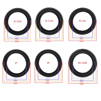 5 inch Rubber Speaker Surround Edge Woofer Repairing Folding Edge Subwoofer Ring DIY Repair Accessories Speaker Suspension
5 inch Rubber Speaker Surround Edge Woofer Repairing Folding Edge Subwoofer Ring DIY Repair Accessories Speaker Suspension