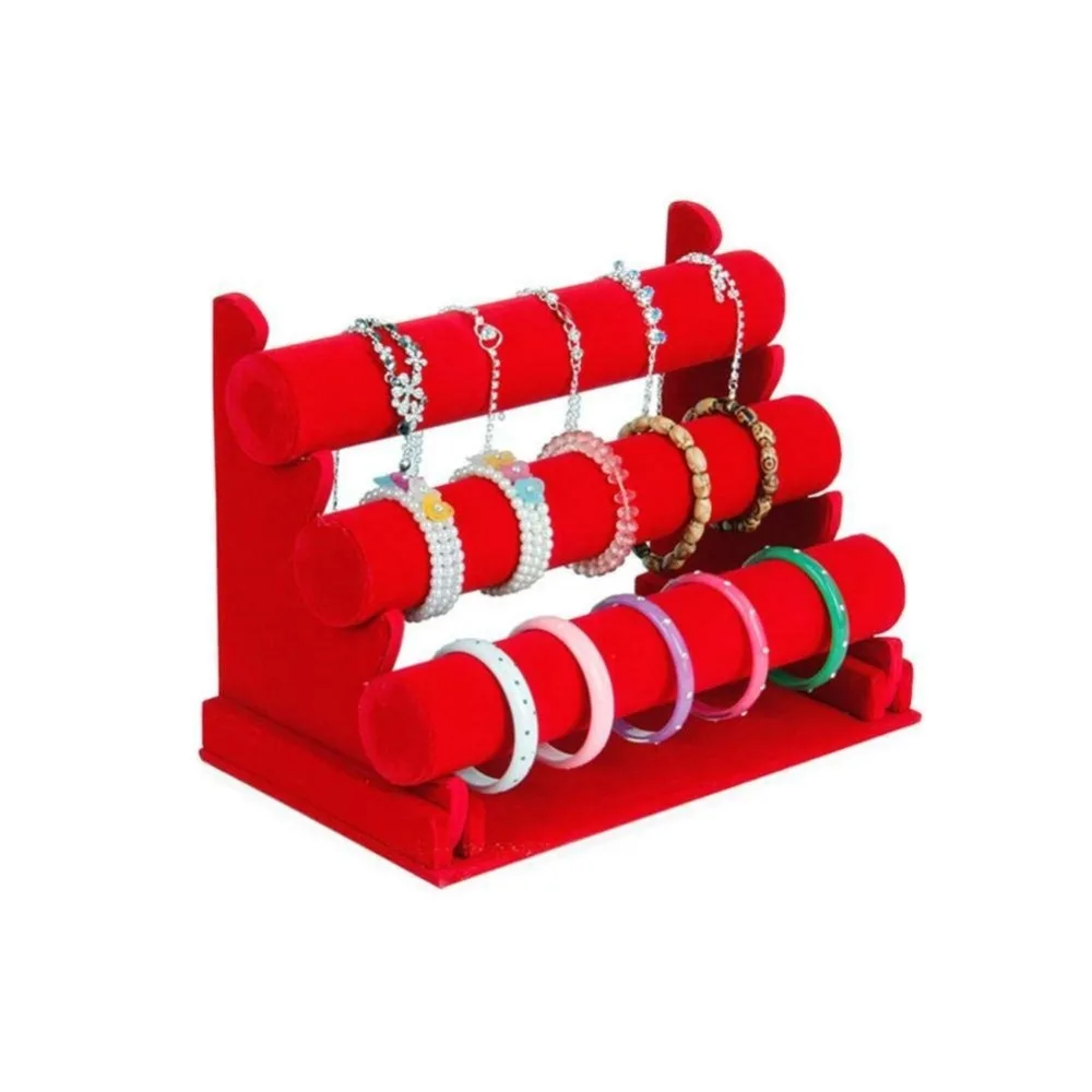 Red Velvet 3 Tier Bracelet Watch Stand Holder Jewelry Showcase Display Storage Necklace Bangle Organizer
Red Velvet 3 Tier Bracelet Watch Stand Holder Jewelry Showcase Display Storage Necklace Bangle Organizer