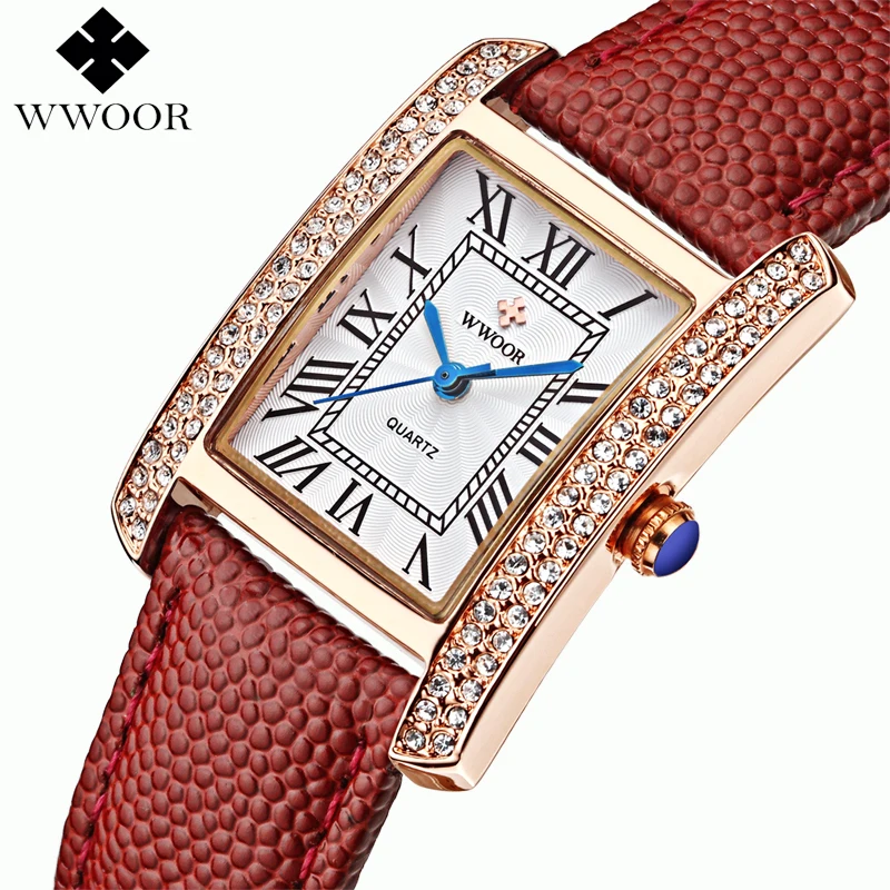 Brand Women Watches Women Genuine Leather Square reloj mujer Luxury Dress Watch Ladies Quartz Rose Gold Wrist Watch Montre Femme
Brand Women Watches Women Genuine Leather Square reloj mujer Luxury Dress Watch Ladies Quartz Rose Gold Wrist Watch Montre Femme
