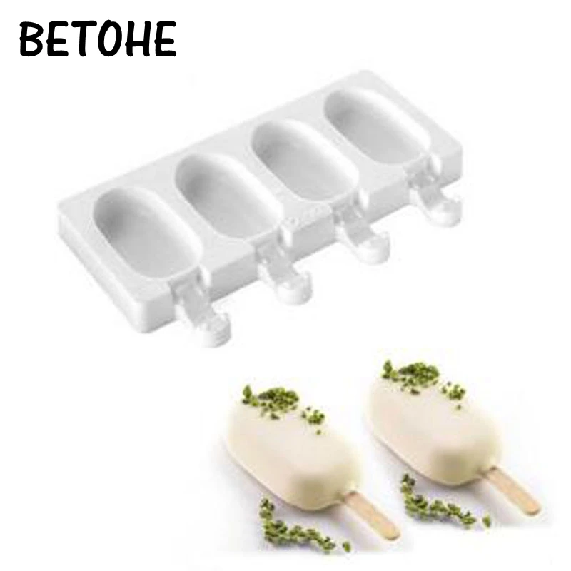 BETOHE Summer 4 Grids Silicone Ice Cream Mold Ice Pops Mold DIY Ice Cream Bar Mold Pudding Tube Tray Freezer Ice Cream Maker
BETOHE Summer 4 Grids Silicone Ice Cream Mold Ice Pops Mold DIY Ice Cream Bar Mold Pudding Tube Tray Freezer Ice Cream Maker