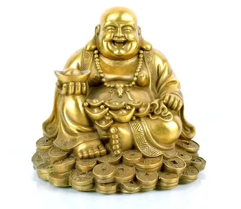 The opening of Maitreya copper Buddha Buddha gold ornaments decoration Feng Shui lucky Home Furnishing enrichment
The opening of Maitreya copper Buddha Buddha gold ornaments decoration Feng Shui lucky Home Furnishing enrichment