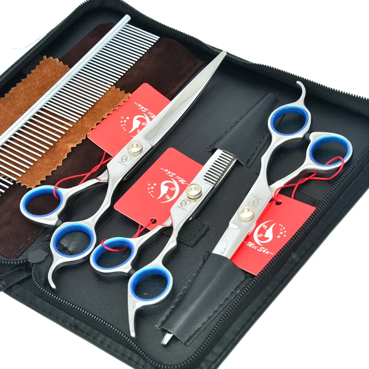 7.0" Meisha Professional Pet Grooming Scissors Kits Straight & Thinning & Curved Shears 4pcs/3pcs set for Dog Grooming.HB0062
7.0" Meisha Professional Pet Grooming Scissors Kits Straight & Thinning & Curved Shears 4pcs/3pcs set for Dog Grooming.HB0062