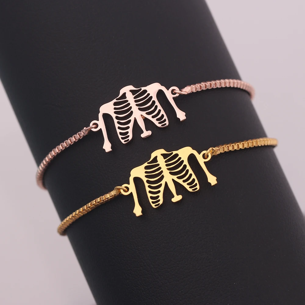 Adjustable Gold Stainless Steel Skeleton Bracelet Bangle for men Jewellery Charm Bracelet Fashional Gift
Adjustable Gold Stainless Steel Skeleton Bracelet Bangle for men Jewellery Charm Bracelet Fashional Gift