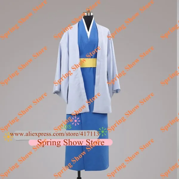 

Gintama Silver Soul Katsura Kotarou Uniform Anime Cosplay Costume Custom Made