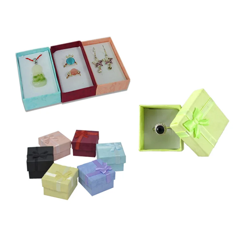 3 Sizes 19 Color Paper Ribbon Necklace Earring Ring Package Box Floral 4*3cm 5*5cm 5*8cm Jewelry Organizer Storage Gift Box
3 Sizes 19 Color Paper Ribbon Necklace Earring Ring Package Box Floral 4*3cm 5*5cm 5*8cm Jewelry Organizer Storage Gift Box