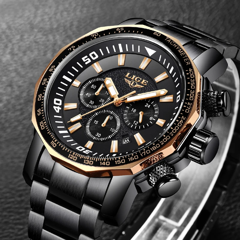 Relogio Masculino Watch Man LIGE Top Brand Luxury Fashion Quartz Clock Men Business Waterproof Big Dial Military Sport Wristwatc
Relogio Masculino Watch Man LIGE Top Brand Luxury Fashion Quartz Clock Men Business Waterproof Big Dial Military Sport Wristwatc