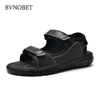 BVNOBET Men Sandals Genuine Leather New Novelty Beach Shoes Breathable Summer Men'S Causal Shoes Plus Size Chausure Homme
BVNOBET Men Sandals Genuine Leather New Novelty Beach Shoes Breathable Summer Men'S Causal Shoes Plus Size Chausure Homme