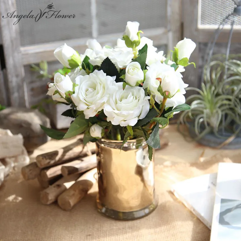 3 heads/bouquet lovely lint artificial flower rose silk flower DIY wedding home garden table party decor flores artificiales
3 heads/bouquet lovely lint artificial flower rose silk flower DIY wedding home garden table party decor flores artificiales