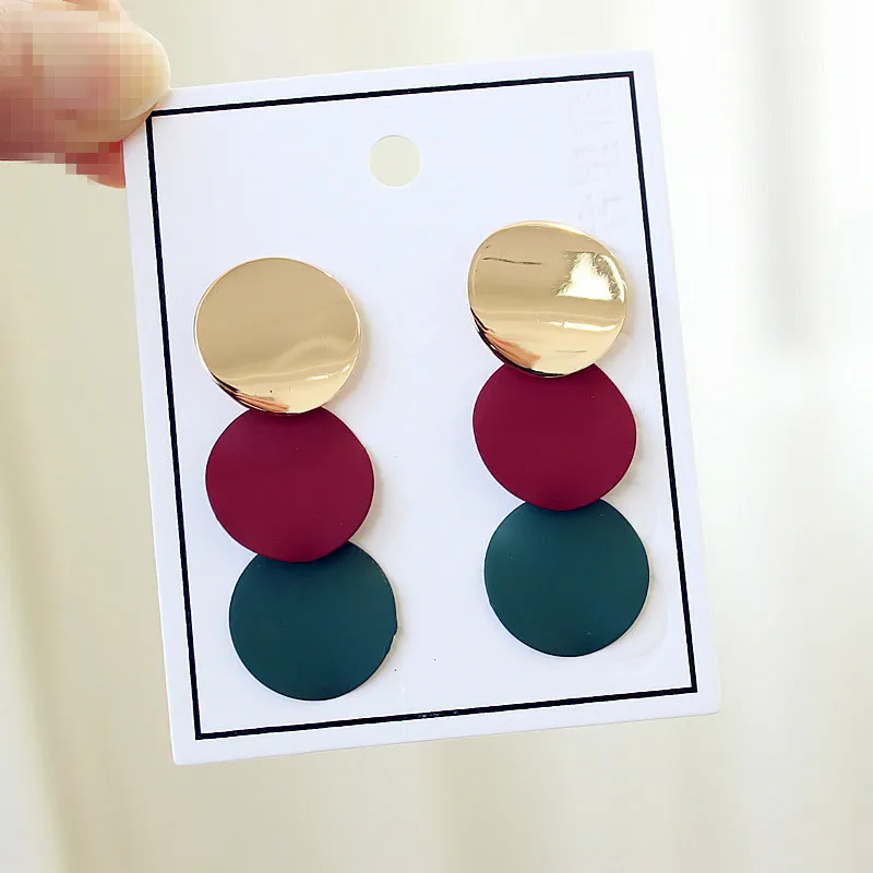 Trendy Metal Round Women Dangle Earrings Long Irregular Round Pendant Earrings For Women Drops Earrings Fashion Jewelry 2018
Trendy Metal Round Women Dangle Earrings Long Irregular Round Pendant Earrings For Women Drops Earrings Fashion Jewelry 2018