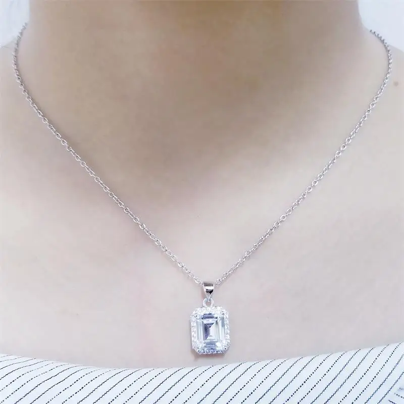 925 Sterling Silver Pendants necklace with Chain for Women wedding christmas party gift wholesale luxury fashion jewelry x1997
925 Sterling Silver Pendants necklace with Chain for Women wedding christmas party gift wholesale luxury fashion jewelry x1997